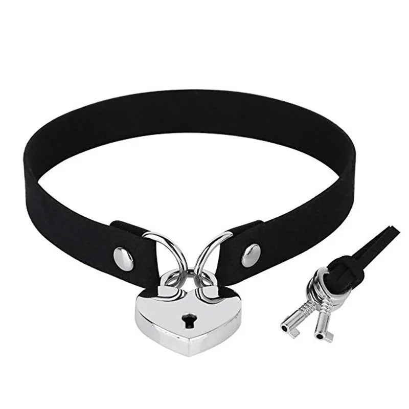 Unisex Gothic Choker Necklaces Women Girls Rivet Leather Necklace Rock Kpop Punk Neck Collars Black Choker Necklace Cool Collar