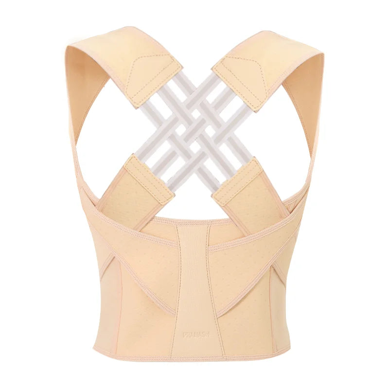 Corrector de postura para la parte superior de la columna vertebral, totalmente ajustable