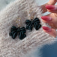 New Korean Elegant Cute Bowknot Earrings for Women Fashion Pearl Flower Drop Earrings Boucle D'oreille Wedding Party Jewelry