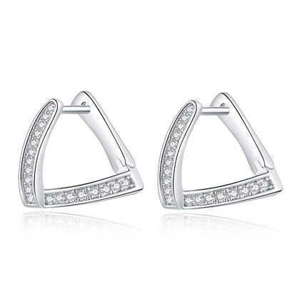 WOSTU - Pendientes de plata de ley 925 con diseño de Twist of Fate, esmalte rosa, joyería fina para mujer, regalo