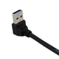 USB 3.0 Extension Cable Up Down Left Right Angle 90 Degree Male To Female Super Speed 5Gbps USB Data Sync Charging Cables