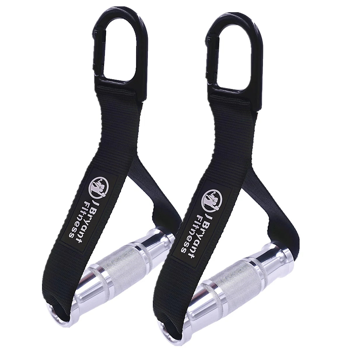 Heavy Duty Gym Handles Solid ABS Cores with Carabiner for Cable Machine Attachment Lat Pulldown Home Fitness Workout Accessories