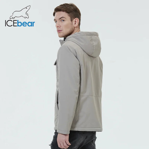 ICEbear Men's Jackets High Quality Men's Jackets Hooded Men's Short Spring Clothing MWC22782I 2024 New