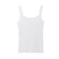 HELIAR Femmes Hauts unis Débardeurs tricotés Mode Mignon Basique Crop Tops Femmes O-cou Uni Crop Tops Été 2024