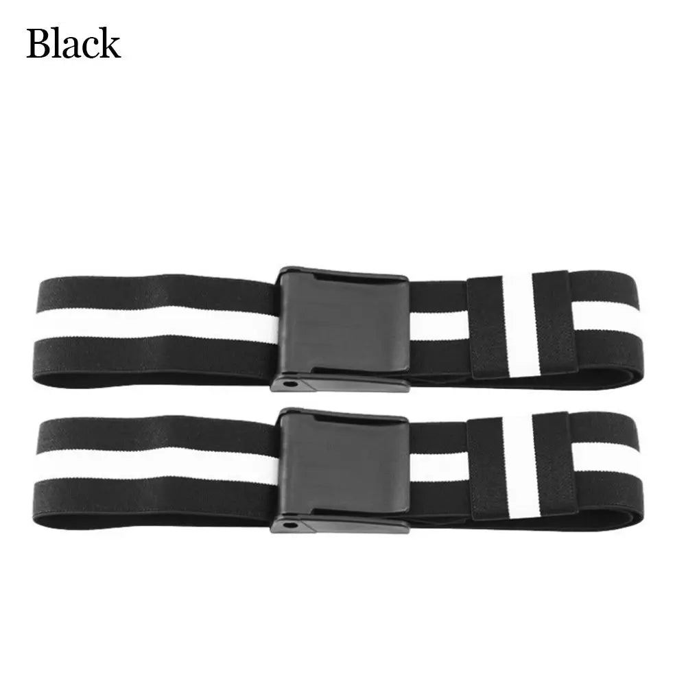 2 bandas de restricción del flujo sanguíneo BFR para entrenamiento de oclusión, ideales para glúteos y caderas. Accesorios deportivos.