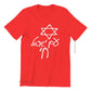 Am Chai Unisex Tie Dye T-Shirt Black Gothic Woman Vintage Tops T Shirt For Men T Shirts Camisa Fashionable