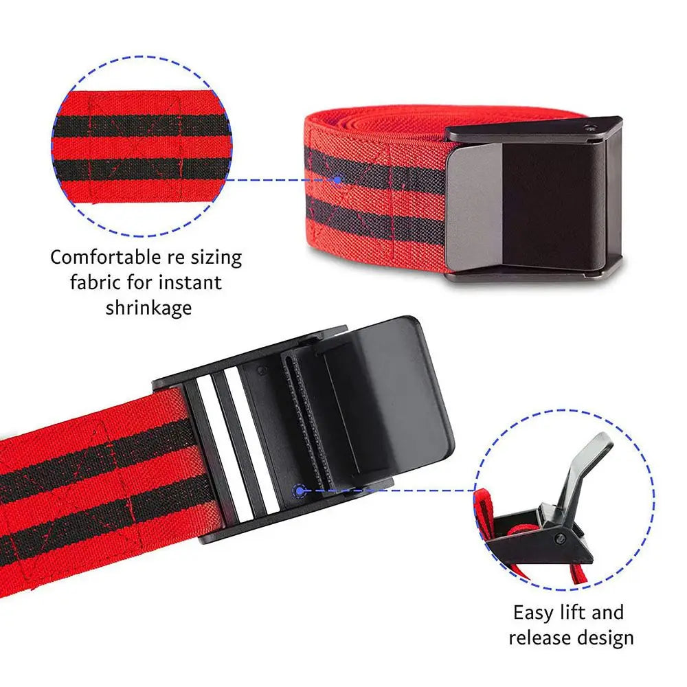 2 bandas de restricción del flujo sanguíneo BFR para entrenamiento de oclusión, ideales para glúteos y caderas. Accesorios deportivos.
