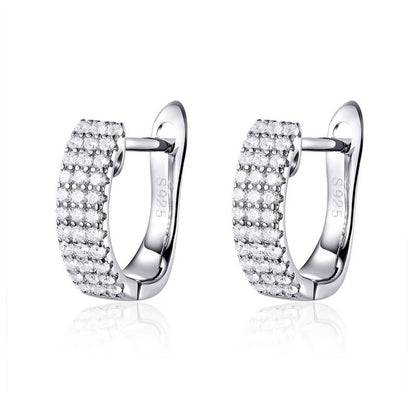 WOSTU - Pendientes de plata de ley 925 con diseño de Twist of Fate, esmalte rosa, joyería fina para mujer, regalo