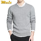 Suéteres para hombre talla 5XL, primavera 2024, nuevos suéteres de algodón con cuello redondo, suéteres de punto para invierno y otoño para hombre, azul, gris, negro, verde y rojo