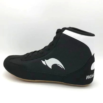 Chaussures de boxe pour hommes et femmes, chaussures de lutte, équipement de combat, baskets, équipement de gymnastique, bottes de combat, grande taille 35-46