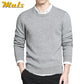 Suéteres para hombre talla 5XL, primavera 2024, nuevos suéteres de algodón con cuello redondo, suéteres de punto para invierno y otoño para hombre, azul, gris, negro, verde y rojo