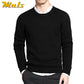 Suéteres para hombre talla 5XL, primavera 2024, nuevos suéteres de algodón con cuello redondo, suéteres de punto para invierno y otoño para hombre, azul, gris, negro, verde y rojo