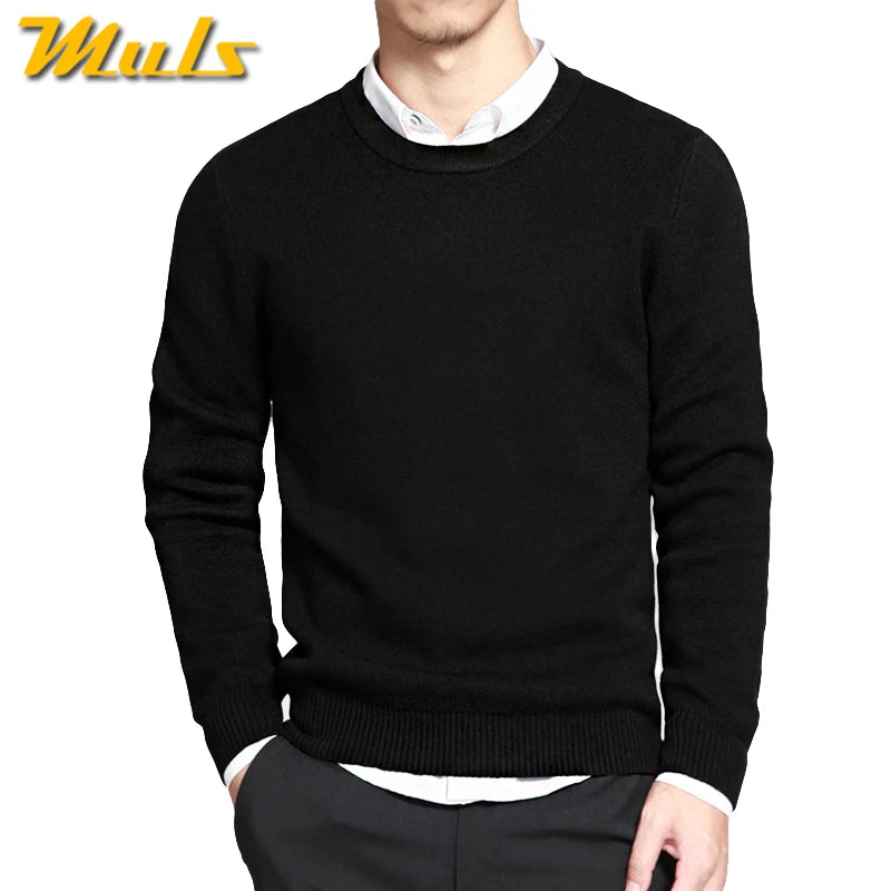 Suéteres para hombre talla 5XL, primavera 2024, nuevos suéteres de algodón con cuello redondo, suéteres de punto para invierno y otoño para hombre, azul, gris, negro, verde y rojo
