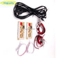 2X Zero Delay Arcade USB ENCODEUR PC VERS JOYSTICK POUR SANWA 5 BROCHES &amp; JOYSTICK &amp; BOUTON 2,8 MM