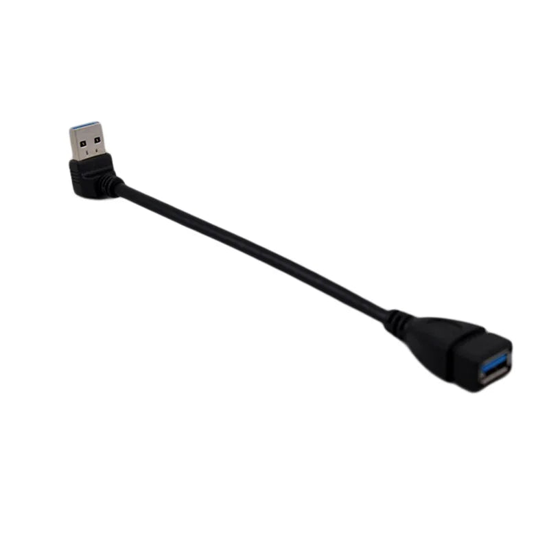 USB 3.0 Extension Cable Up Down Left Right Angle 90 Degree Male To Female Super Speed 5Gbps USB Data Sync Charging Cables
