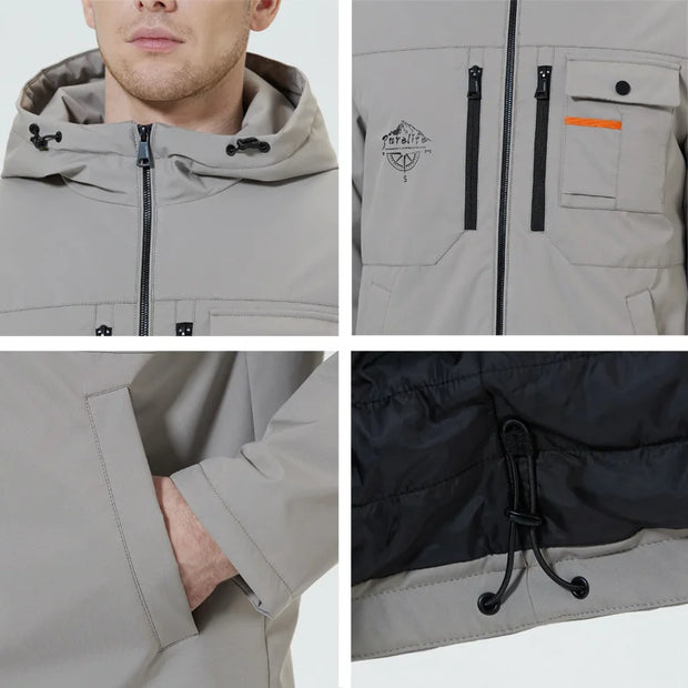 ICEbear Men's Jackets High Quality Men's Jackets Hooded Men's Short Spring Clothing MWC22782I 2024 New