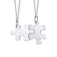 Collar de rompecabezas personalizado, colgante de amistad personalizado, 2/3/4/5 piezas, mejores amigas, mejor amiga, mejor amiga, regalo de dama de honor de acero inoxidable