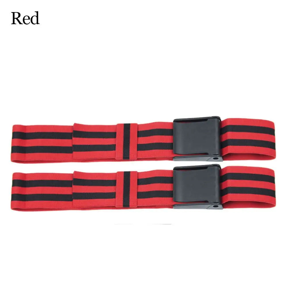 2 bandas de restricción del flujo sanguíneo BFR para entrenamiento de oclusión, ideales para glúteos y caderas. Accesorios deportivos.