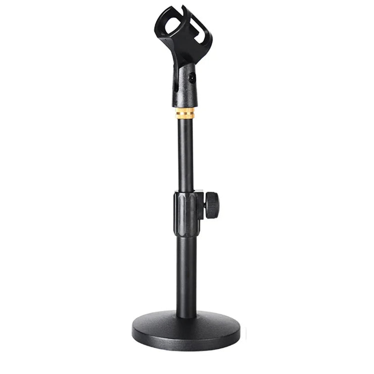 Professional Microphone Stand Pedestal Feet Lifting Adjustable Desk Shelf Bracket Speech Live Microphone Accessories Mic Holder