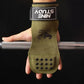 Cowhide Gym Gloves Grips Anti-Skid Weight Lifting Grip Pads Deadlifts Workout Fitness Gloves Pull Ups Bracer Protection 1 Pair