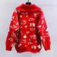 Suéter de punto navideño de Hello Kitty con bufanda para mujer, estilo Y2k, Sanrio, con dibujos animados, informal, holgado, de punto