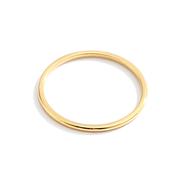 New 2024 Minimalist Thin Rings For Women Wedding Brilliant Cubic Zircon High Quality Versatile Female Finger Ring Jewelry