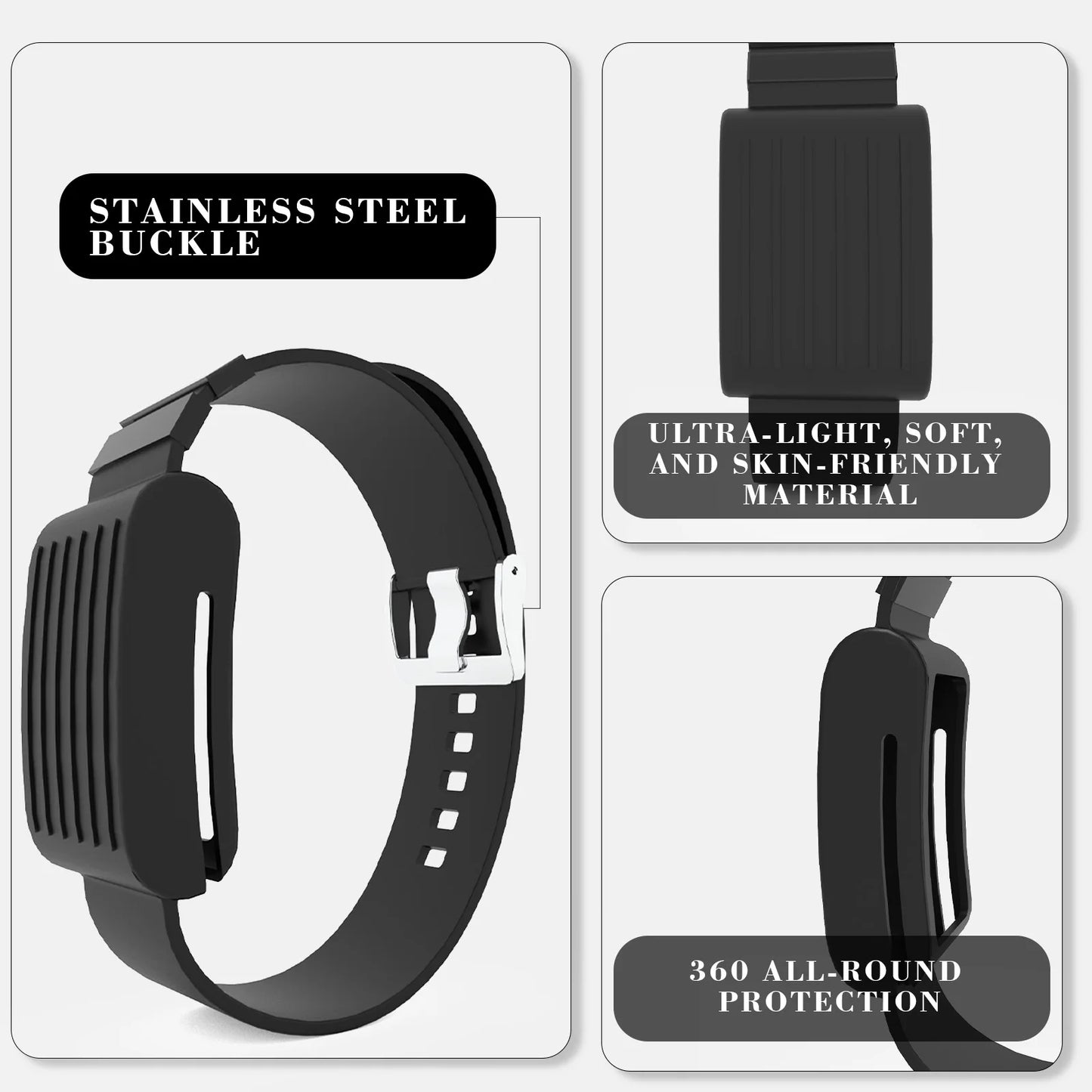 FITCENT Super Soft Adjustable Band Replacement Strap Compatible with Whoop 4.0 and Whoop 3.0 Heart Rate Monitor