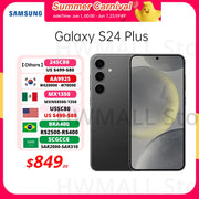 2024 New Samsung Galaxy S24 Plus AI Smartphone Snapdragon 8 Gen 3 50MP Wide Camera 6.7" Dynamic AMOLED 2X Display 45W 4900 mAh