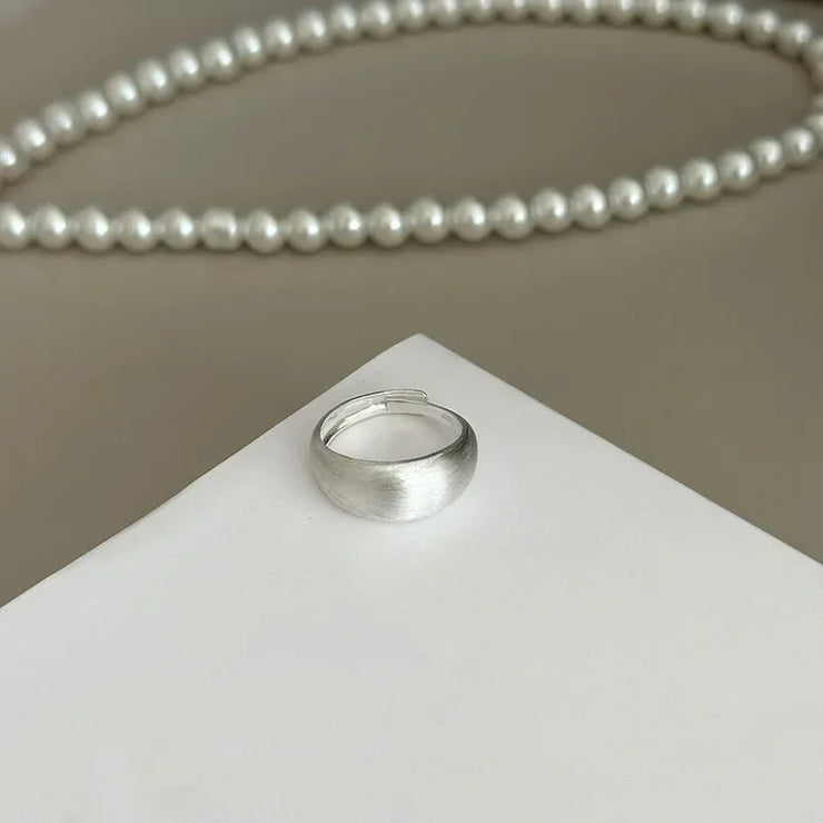 925 Sterling Silver Blue Stone Rings For Women Simple Trendy Retro Party Gifts Accessories