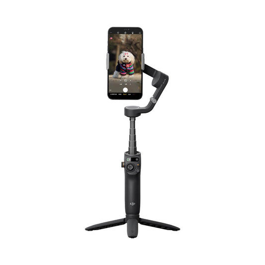 Gimbal de mano DJI Osmo Mobile 6 OM 6 con estabilización de 3 ejes, ActiveTrack 5.0 y varilla de extensión incorporada, original, nuevo en stock.