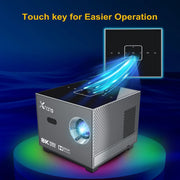 Original X3 Projector 4K Android 11 Dual WiFi Android 11 300ANSI Dual 2.4G&5G BT5.0 Smart Home Theater Portable Mini Projector