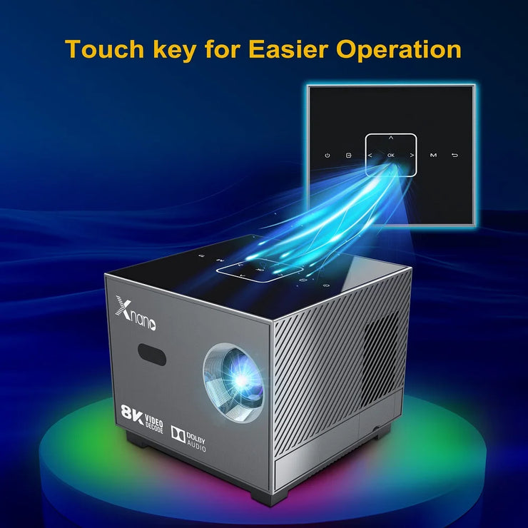 Original X3 Projector 4K Android 11 Dual WiFi Android 11 300ANSI Dual 2.4G&5G BT5.0 Smart Home Theater Portable Mini Projector