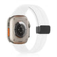 Magnetic Strap For Apple Watch Ultra 2 Band 49mm 45mm Silicone Bracelet IWatch Series 9 8 Se 7 5 3 44mm 45mm 40mm 41mm 42mm 49mm