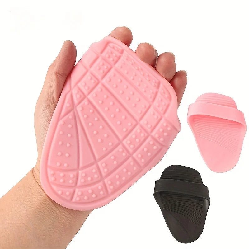 2pc silicone palm protection sports fitness dumbbell weightlifting silicone gloves anti wear, anti cocoon, anti slip, horizontal