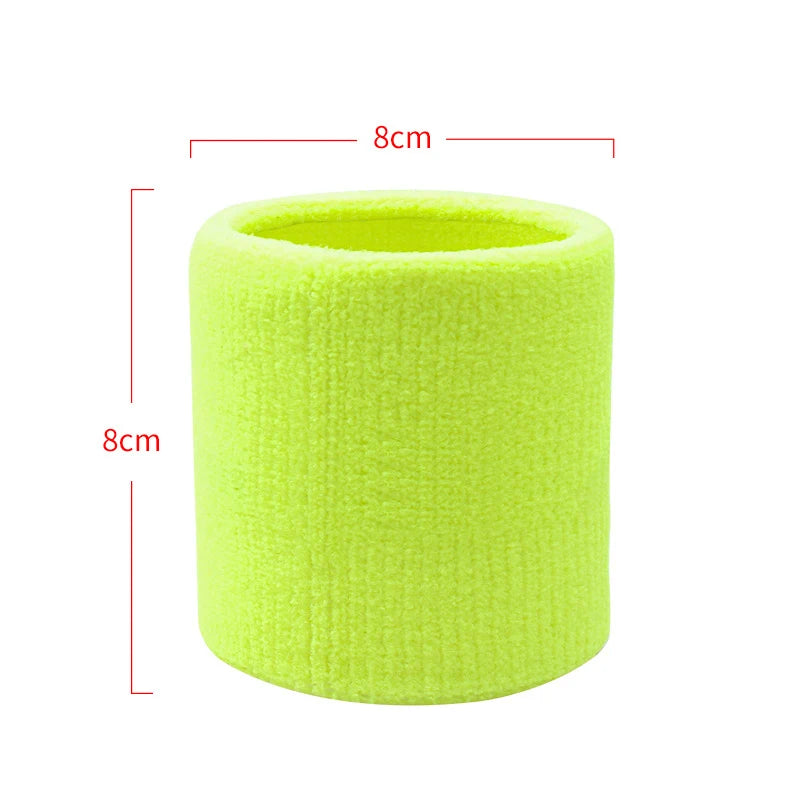 Cotton Wrist Support Band Wristband Sport Bracers Sweat Towel Cuff Tennis Wrist Guard Protector Strap Fitness Run Sweatband Gym