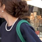 High end Genbao Buckle Design Imitation Pearl Beaded Necklace 2024 Fashion Jewelry For Women's Sexy Collar Chain Accessories