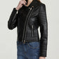 Fitaylor Autumn Women Women Faux PU Leather Jacket Casual Lady Long-sleeve Windproof Waterproof Jacket Motorcycle Streetwear