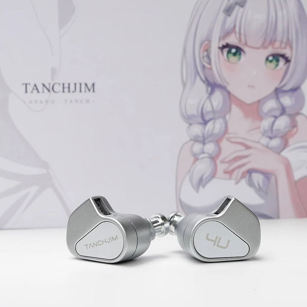 HiFiGo TANCHJIM 4U Earphones DMT-4 Ultra Double-chamber Dynamic Driver In-Ear Monitors with 3.5mm Cable 4 Turning Swithes