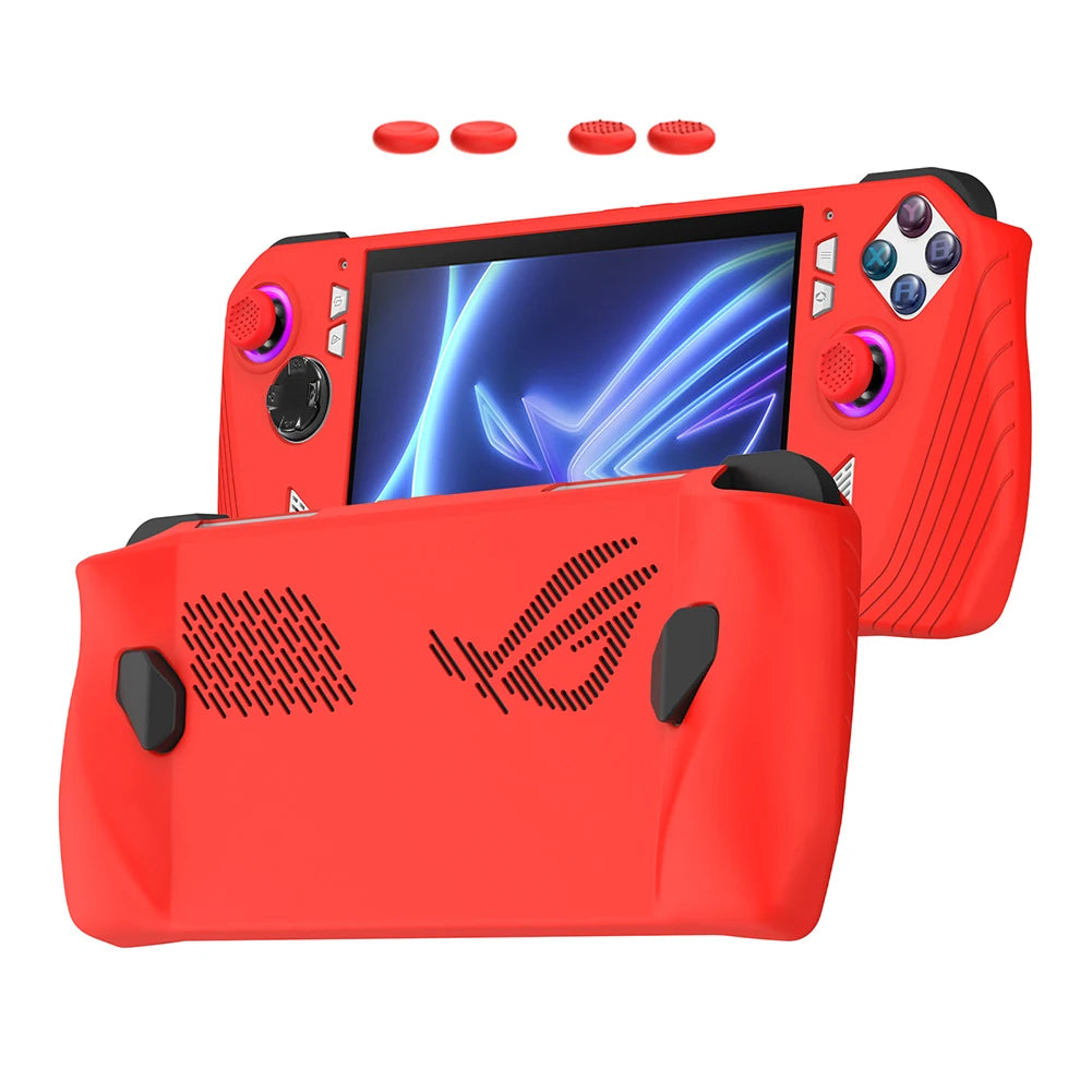 Soft Silicone Protective Cover Game Console Case Anti-Scratch Dustproof Protector Shell Sleeve for ASUS ROG Ally Game Accessorie