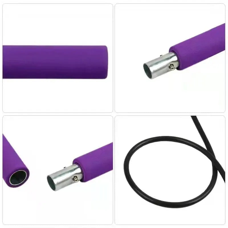 Pilates Stick Multi Functional Fitness Stick Pilates Equipment Yoga Home Elastic Training Pulling Force Rope