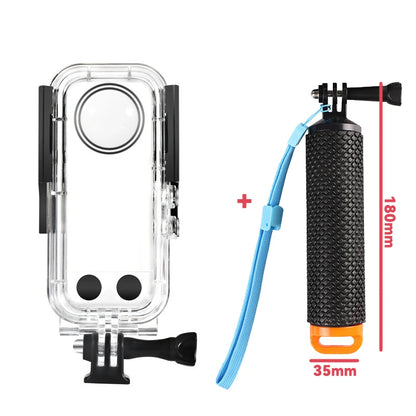 Dive Case For Insta360 X3 40M Waterproof Case For Insta360 ONE X3 Underwater Protect Box Diving Shell Action Cameras Accessories