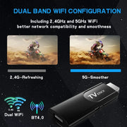 MX10 F3/MX10 mini TV stick android13 h618 ATV 4K HD TV box 2.4/5G WiFi smart TV receiver for Google YouTube Netflix media player