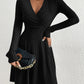 Autumn and Winter New Women's Knitted Slim Sexy Sheath Dress Waist Slimming Inside a Short Bag Hip Little Black Dress