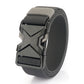 HSSEE New 105cm to 125cm Elastic Belt for Men Metal Buckle Quick Release Military Tactical Belt Soft Nylon Casual Belt Male