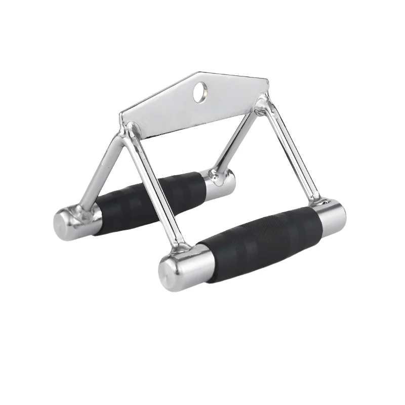 Équipement de portique pour l'entraînement des biceps, corde de traction à double tête, accessoires de gymnastique, poignée de presse inférieure pour triceps, muscles latéraux des triceps