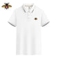 Polo bordado de verano de alta calidad, ropa familiar, moda masculina, informal, transpirable, camiseta de manga corta fresca.
