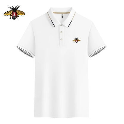 Summer New High Quality Embroidered Polo Shirt, Family Wear, Men's Fashion, Leisure, Breathable, Cool Short Sleeve T-shirt Top
