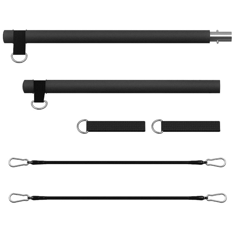 Resistance Pilates Bell Kit, Portable Home Gym Pilates Resistance Barbell Kit for Full Body Workouts