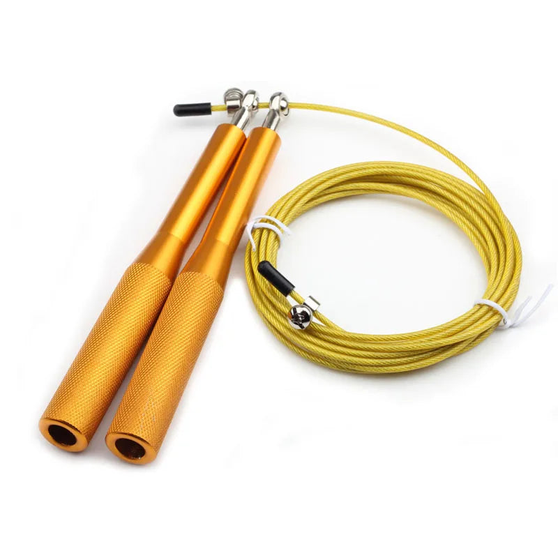 Nouvelles cordes à sauter de fitness Crossfit, corde à sauter rapide en fil d'acier lourd pour la boxe, l'entraînement MMA, la gym, la corde à sauter