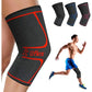 UFlex Athletics Knee Compression Sleeve Support for Women and Men Knee Brace for Pain Relief Fitness Weightlifting Hiking Sports